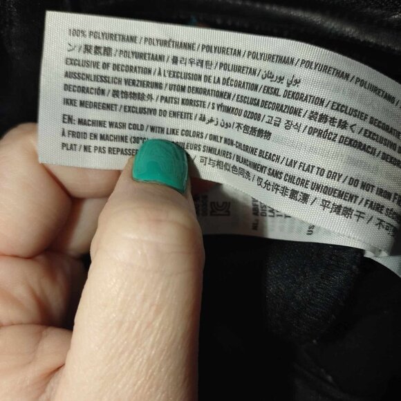 Abercrombie & Fitch The Ankle Straight Ultra High Rise 25/0 Edgy Goth‎ Grunge - Picture 7 of 9